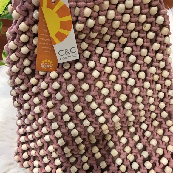 New🌿Boho Beaded Beach Clutch - Picture 3 of 5